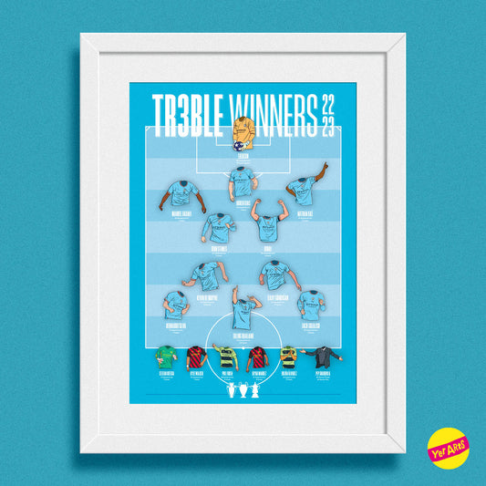 Manchester City Tr3ble Winners 22-23